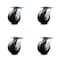 Service Caster 6 Inch Phenolic Wheel Heavy Duty Top Plate Swivel Caster, 4PK SCC-55S625-PHR-4 - alternate 2